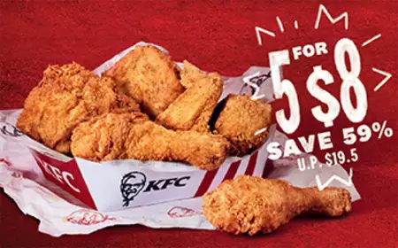 KFC Singapore 5 Piece Chicken Promotion Review