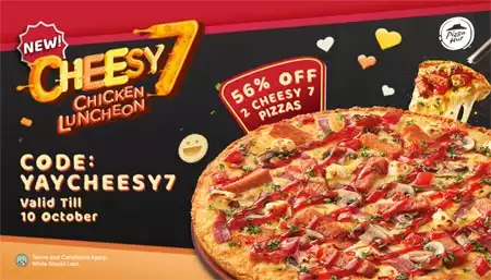 Pizza Hut Singapore 56 Off Cheesy 7 Pizzas Promotion Review
