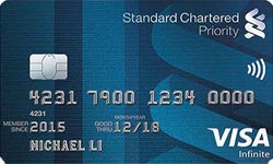 Standard Chartered Priority Visa Infinite Credit Card Review Benefits